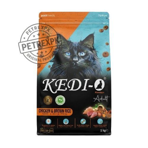 KEDI-O Premium Adult Cat Food-Chicken And Rice